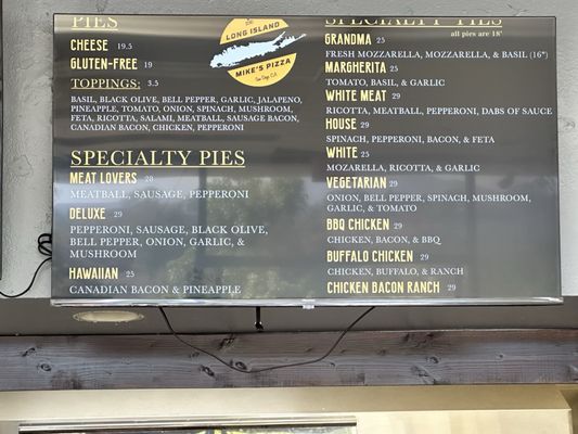Menu photo 2 Long Island Mike's San Diego, CA