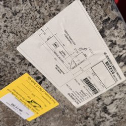 Lowe's Home Improvement - The cracked countertop