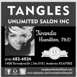 Tangles Unlimited - The Dr always on call Hair 911 appointments available.