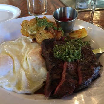 Satchel's on 6th - Steak and eggs. GREAT place to come for brunch. - New American Near Me - Denver, Colorado