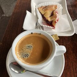 Swiss Gourmets Delicatessen - Coffee + cherry pie
