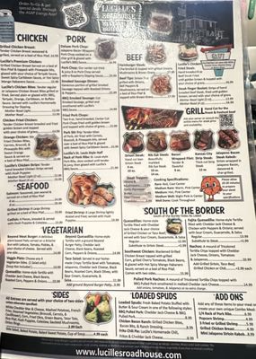 Menu photo 2 Lucille's Roadhouse Clinton, OK Menu photo 2 Lucille's Roadhouse Clinton, OK