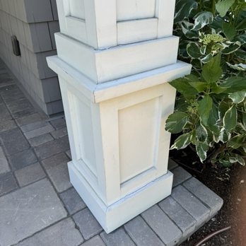 Miguel's Painting - Front pillar before paint job completed. - Painters Near Me - San Mateo, California Miguel's Painting - Front pillar before paint job completed. - Painters Near Me - San Mateo, California