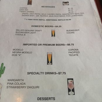 Julio's grill - Drink menu - Mexican Near Me - Burney, California Julio's grill - Drink menu - Mexican Near Me - Burney, California