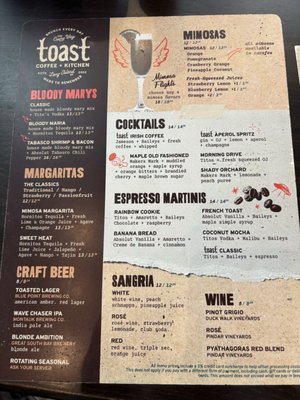 Menu photo 3 Toast Coffee + Kitchen Ronkonkoma, NY Menu photo 3 Toast Coffee + Kitchen Ronkonkoma, NY