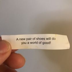 China King - Actual fortune from today's cookie. Does it get better than this?!?