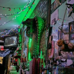 The giant snake statue
