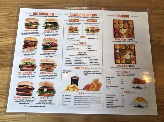 Menu photo 3 Burger IM Tracy, CA