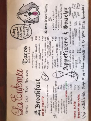 Menu photo 8 Taquería La Eufemia Tulum, ROO Menu photo 8 Taquería La Eufemia Tulum, ROO