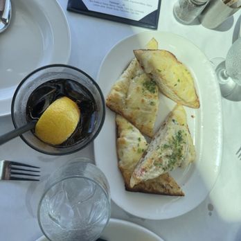 Parkers' Lighthouse - Our Famous "Garlic Cheese Bread" Burger - Seafood Near Me - Long Beach, California