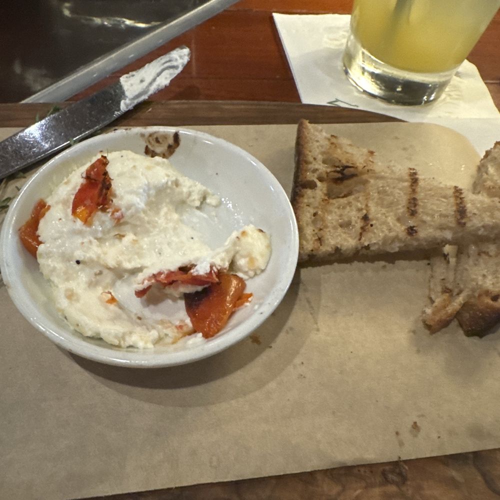 Seasons 52 - Goat cheese and bread, one goat cheese delicious - New American Near Me - Naples, Florida