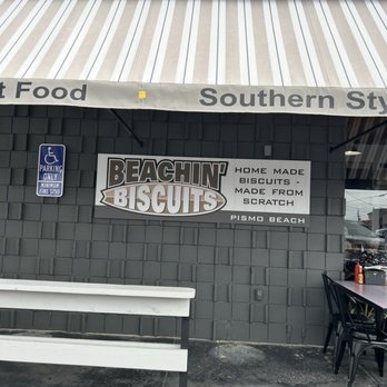 Beachin’ Biscuits - Exterior signage - Breakfast & Brunch Near Me - Pismo Beach, California Beachin’ Biscuits - Exterior signage - Breakfast & Brunch Near Me - Pismo Beach, California