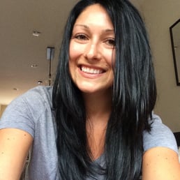 Cut & color at Empire on chestnut street. Blue black color with medium & long layers throughout. :) Cut & color at Empire on chestnut street. Blue black color with medium & long layers throughout. :)