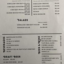 Leo's Chicken Wings - 1/2023 menu