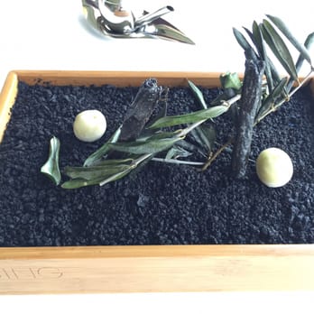 Azurmendi - Frozen Olives and Vermouth - Basque Near Me - Larrabetzu, BI Azurmendi - Frozen Olives and Vermouth - Basque Near Me - Larrabetzu, BI