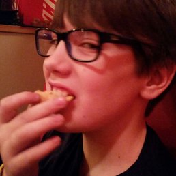 He seems to like the salsa He seems to like the salsa