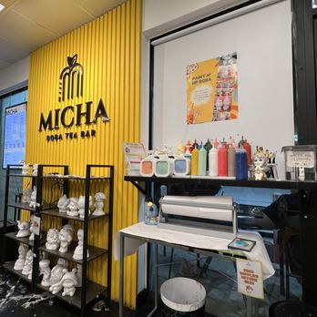 Micha Boba Tea Bar - Paint and Sip boba - Juice Bars & Smoothies Near Me - Stanton, California