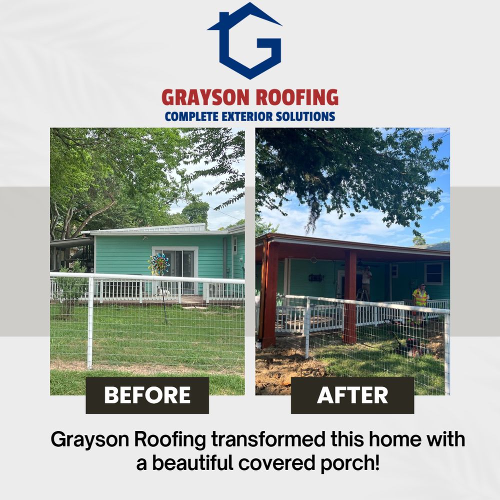 Slide of Grayson Roofing