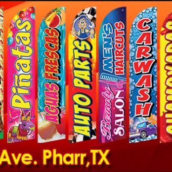 Sooper Flags - ADVERTISING BANNERS FOR BUSINESS OR EVENTS - Printing Services Near Me - Pharr, Texas