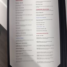 Menu Menu
