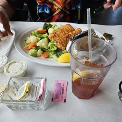 Fish fry all you can eat. Chicken Marsela the best ever.