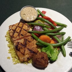 Flat Branch Pub & Brewing - Grilled creole salmon