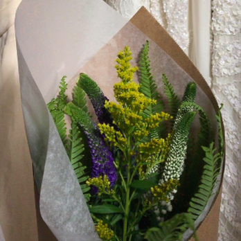 The Bud Stop - Fresh ferns with the background of my wknd job! - Florists Near Me - San Francisco, California