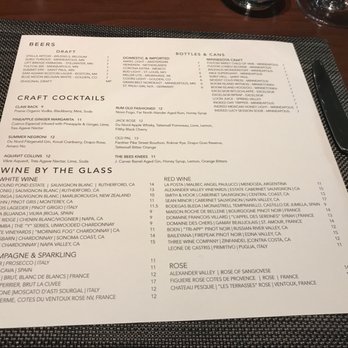 Lela - Drink menu - New American Near Me - Minneapolis, Minnesota