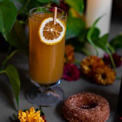 The Times Bar & Coffee Shop - Hot Cider and Cider Donuts