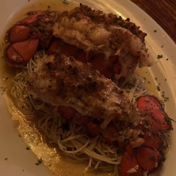 The Black Whale - Lobster oreganata with Angel hair - New American Near Me - Bronx, New York The Black Whale - Lobster oreganata with Angel hair - New American Near Me - Bronx, New York