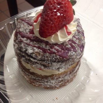 Friendly Donuts - Strawberry shortcake cronut - Donuts Near Me - Orange, California Friendly Donuts - Strawberry shortcake cronut - Donuts Near Me - Orange, California