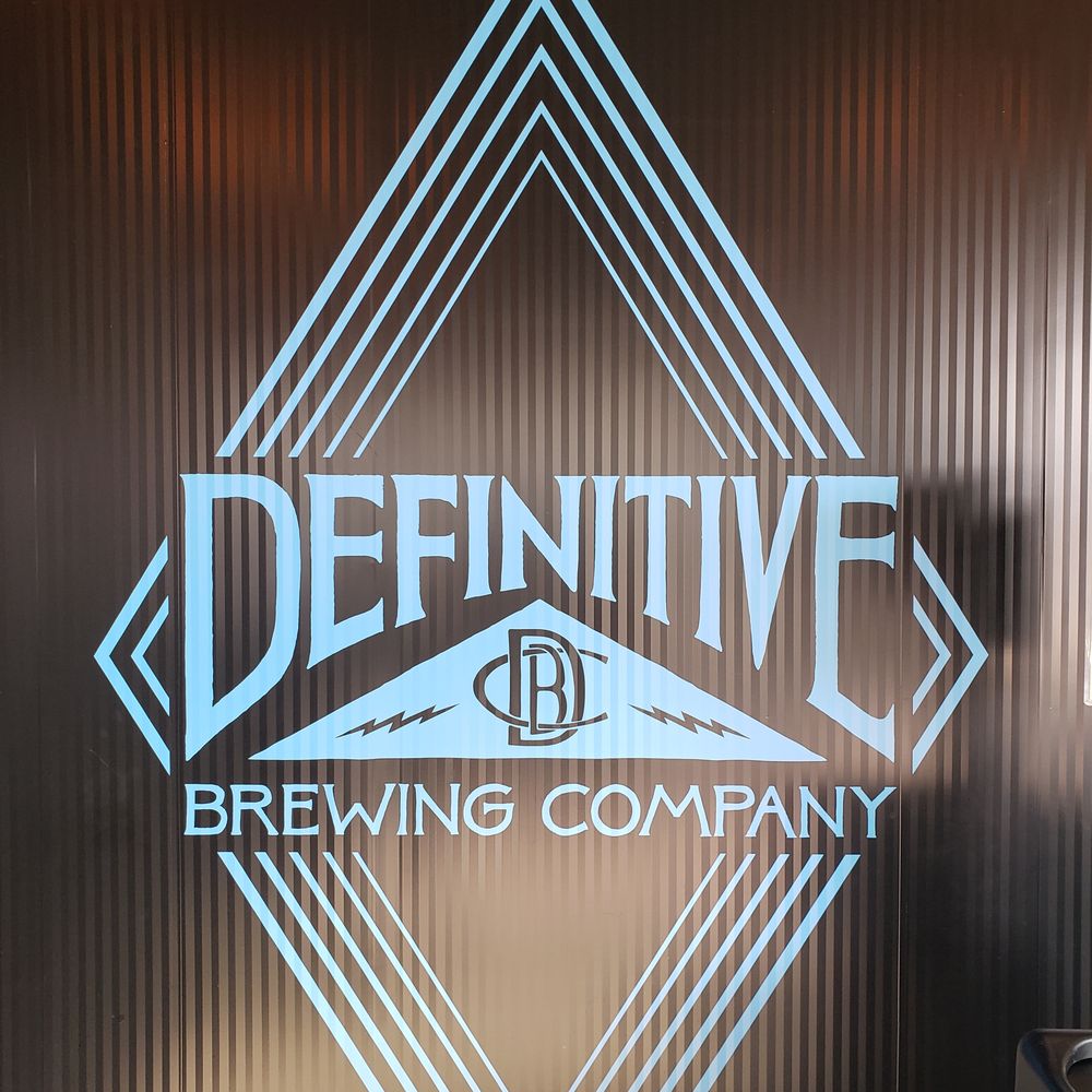 the logo for definitive brewing company the logo for definitive brewing company