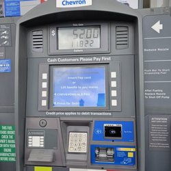 Chevron - The pump verified my cost.