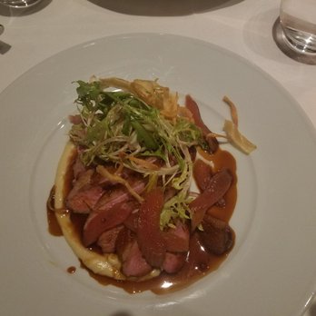 Mooncusser - Duck breast in a fish restaurant? When prepared so perfectly, yes please! - Seafood Near Me - Boston, Massachusetts Mooncusser - Duck breast in a fish restaurant? When prepared so perfectly, yes please! - Seafood Near Me - Boston, Massachusetts