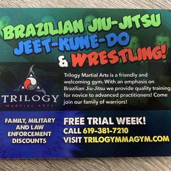 Trilogy Martial Arts - Flyer - Brazilian Jiu-jitsu Near Me - El Cajon, California Trilogy Martial Arts - Flyer - Brazilian Jiu-jitsu Near Me - El Cajon, California