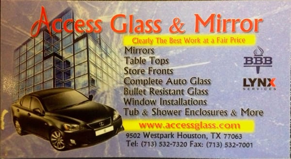 Access Glass & Mirror