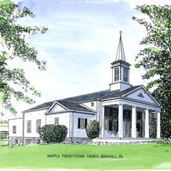 Marple Presbyterian Church - Current Sanctuary erected 1953.