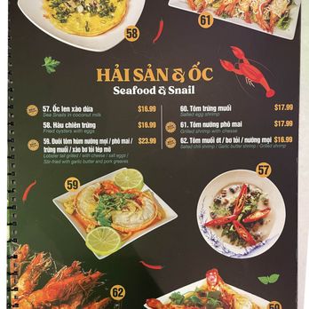Oc A Chay - Menu 2026.09.04, page 8 - Vietnamese Near Me - San Gabriel, California Oc A Chay - Menu 2026.09.04, page 8 - Vietnamese Near Me - San Gabriel, California