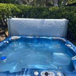 Hot tub serviced by Dave