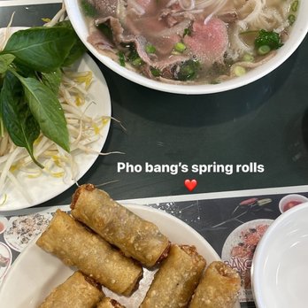 Pho Bang - Tai Gan Soup and Cha Gio (crispy pork spring rolls) - Vietnamese Near Me - Elmhurst, New York
