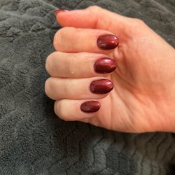 UV gel manicure. Shanna helped me pick this amazing fall color!