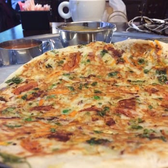 Ananda - Mixed vegetable uttapam - Indian Near Me - New York, New York Ananda - Mixed vegetable uttapam - Indian Near Me - New York, New York