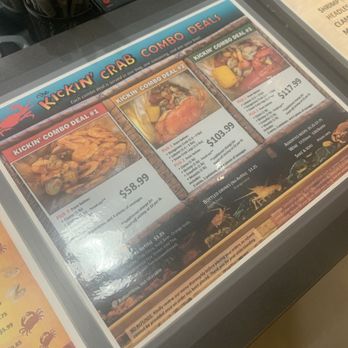 The Kickin' Crab - Menu - Seafood Near Me - Montclair, California