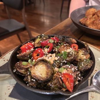 Craft House At Corque - Kung Pao Brussels - New American Near Me - Solvang, California Craft House At Corque - Kung Pao Brussels - New American Near Me - Solvang, California