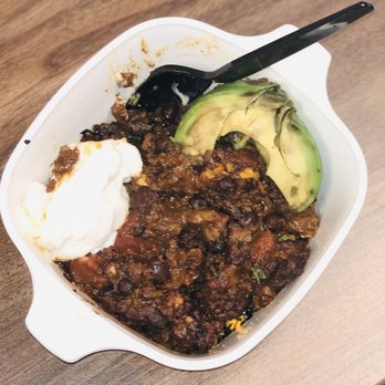 PLNT Burger - This chili was fresh , not oily , and full of flavor . Excuse the bowl;I took the chili out of its original container to reheat it. - Vegan Near Me - Washington, DC, District of Columbia PLNT Burger - This chili was fresh , not oily , and full of flavor . Excuse the bowl;I took the chili out of its original container to reheat it. - Vegan Near Me - Washington, DC, District of Columbia