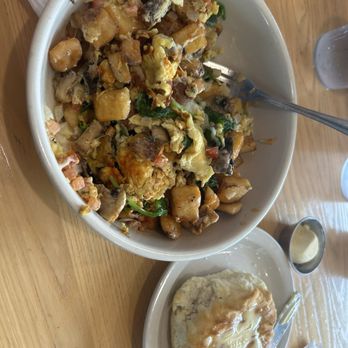 The Big Biscuit - Veggie Scramble and biscuits - Breakfast & Brunch Near Me - Lenexa, Kansas
