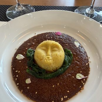 Bazán Cellars - Rojo Mole' with polenta and spinach! - Wine Tasting Room Near Me - Napa, California Bazán Cellars - Rojo Mole' with polenta and spinach! - Wine Tasting Room Near Me - Napa, California