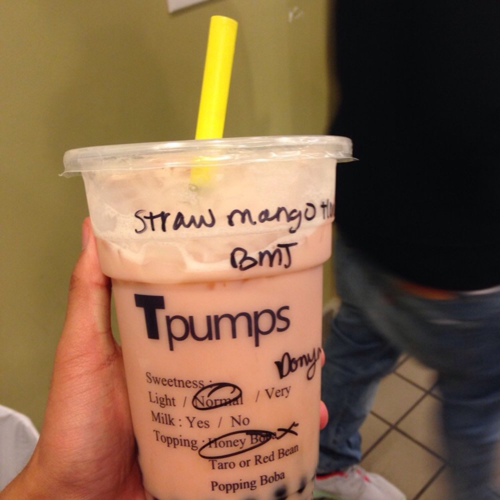 Tpumps - Burlingame - Strawberry-mango-honey :) - Bubble Tea Near Me - Burlingame, California Tpumps - Burlingame - Strawberry-mango-honey :) - Bubble Tea Near Me - Burlingame, California