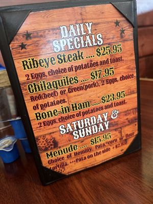 Menu photo 4 Rodeo Cafe Pinon Hills, CA Menu photo 4 Rodeo Cafe Pinon Hills, CA