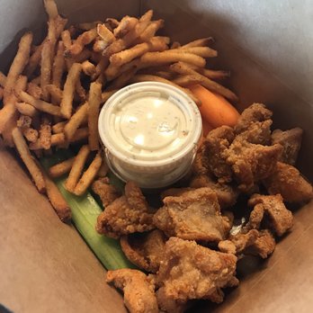 Zero Degrees - Popcorn chicken box....salt and pepper chicken and Cajun fries - Bubble Tea Near Me - Las Vegas, Nevada Zero Degrees - Popcorn chicken box....salt and pepper chicken and Cajun fries - Bubble Tea Near Me - Las Vegas, Nevada